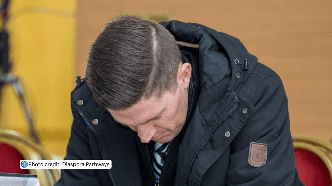 Matt Gulley Praying Matt Gulley in prayer symbolizing dedication to Afghan Christian outreach and discipleship.