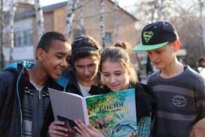 Youth reading Bible Youth reading Bible
